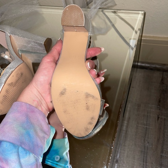 Block heel with tulle bow - Picture 5 of 5